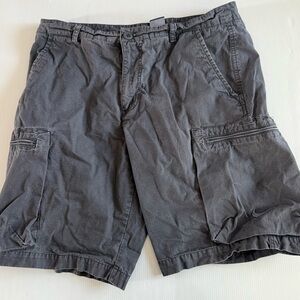 Nike Cargo Shorts Mens 34 Gray  Ripstop Swoosh Skater Baggy Utility Y2K Workwear